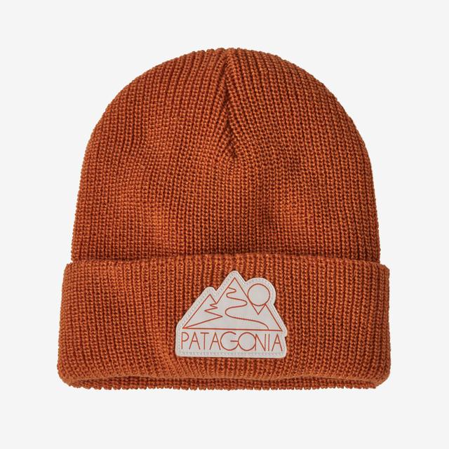 Patagonia Kids Logo Beanie ZSRL Zs and Ss: Redtail Rust