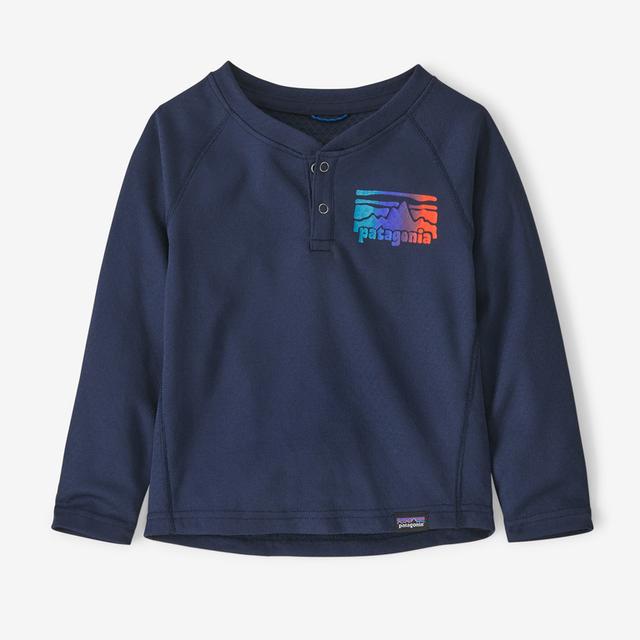 Patagonia Baby Cap MW Henley FNNA Fitz Roy Rambler: New Navy