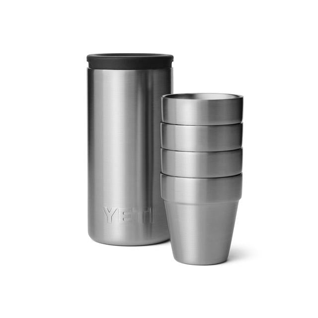 Yeti Shot Glasses and Case Stainless