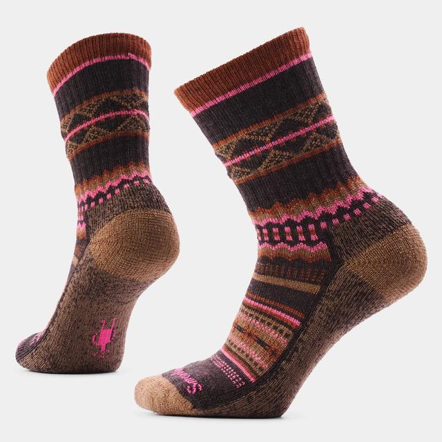 Smartwool Womens Everyday Snowed In Sweater Crew Socks 207 Chestnut