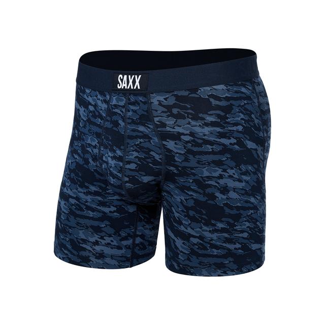 Saxx Underwear Co. Mens Ultra Boxer Brief BCN Basin Camo/Navy