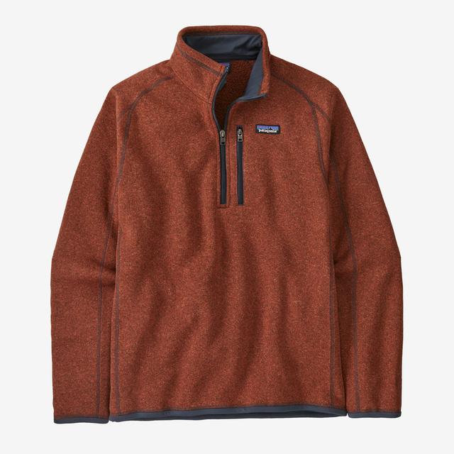 Patagonia Men&#39;s Better Sweater 1/4 Zip BURR Burnished Red