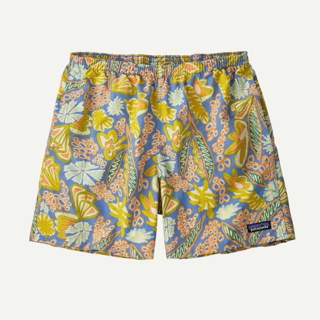 Patagonia Mens Baggies Shorts - 5 in. FRA Flourish: Abundant Blue / L