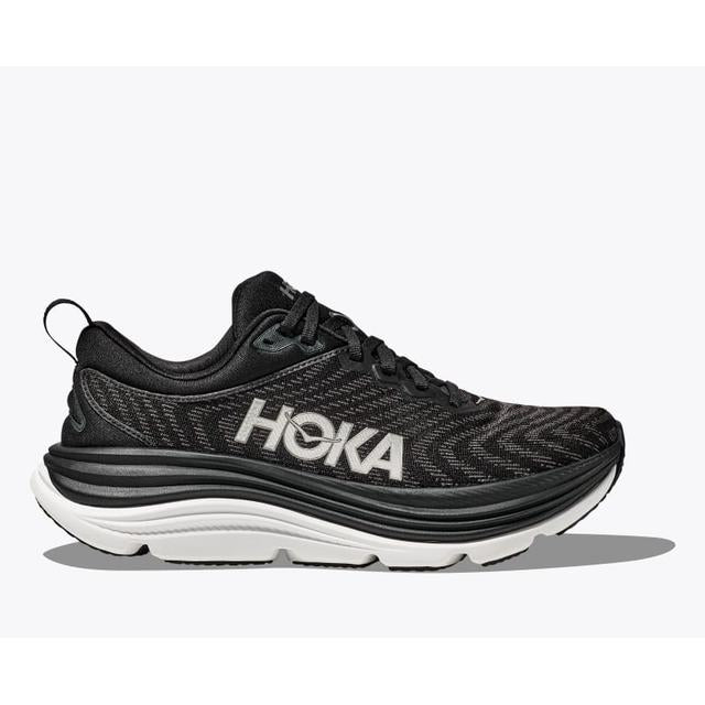 Hoka Mens Gaviota 5 Wide Black / White