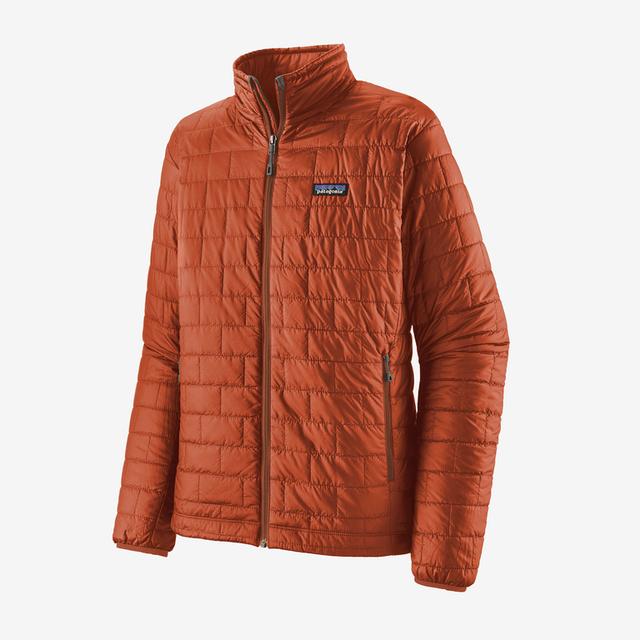 Patagonia Men&#39;s Nano Puff Jacket BURR Burnished Red