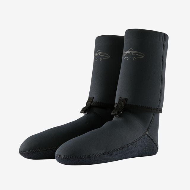 Patagonia Yulex Wading Socks with Gravel Guard BLK Black