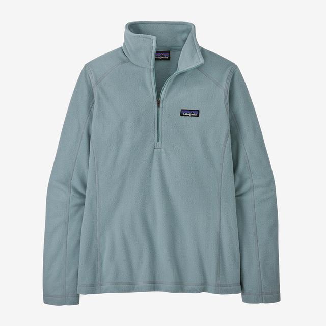 Patagonia Women&#39;s Micro D 1/4 Zip Fleece TMBL Thermal Blue