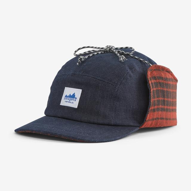 Patagonia Range Earflap Cap CARD Cascade: Burnished Red