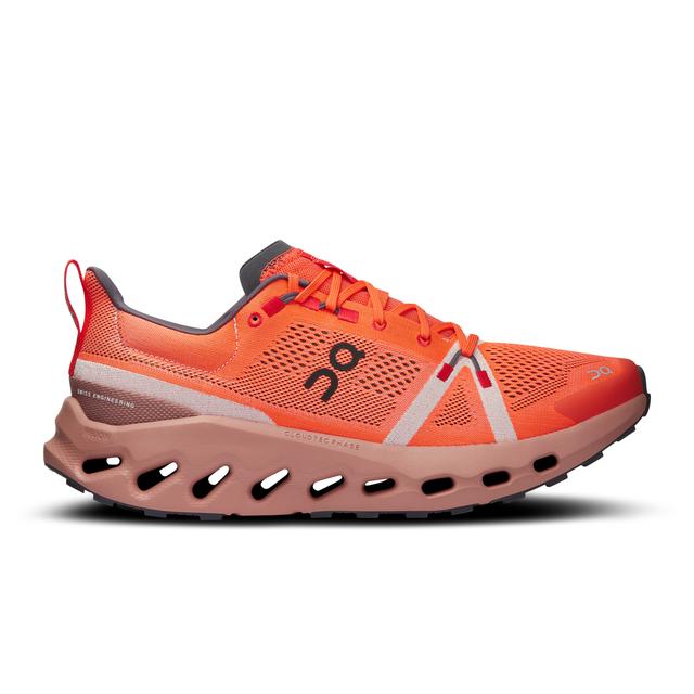 On Running Mens Cloudsurfer Trail Flame | Dustrose