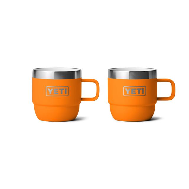 Yeti Rambler 6oz Mug 2pk King Crab Orange