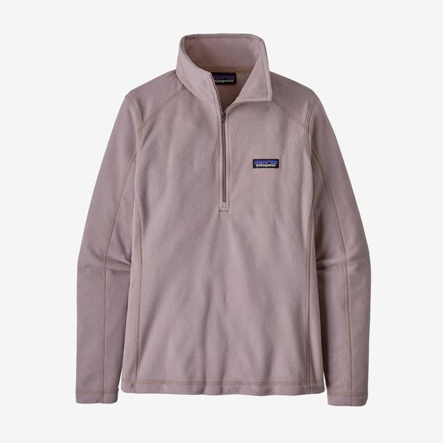 Patagonia Women&#39;s Micro D 1/4 Zip STYM Stingray Mauve