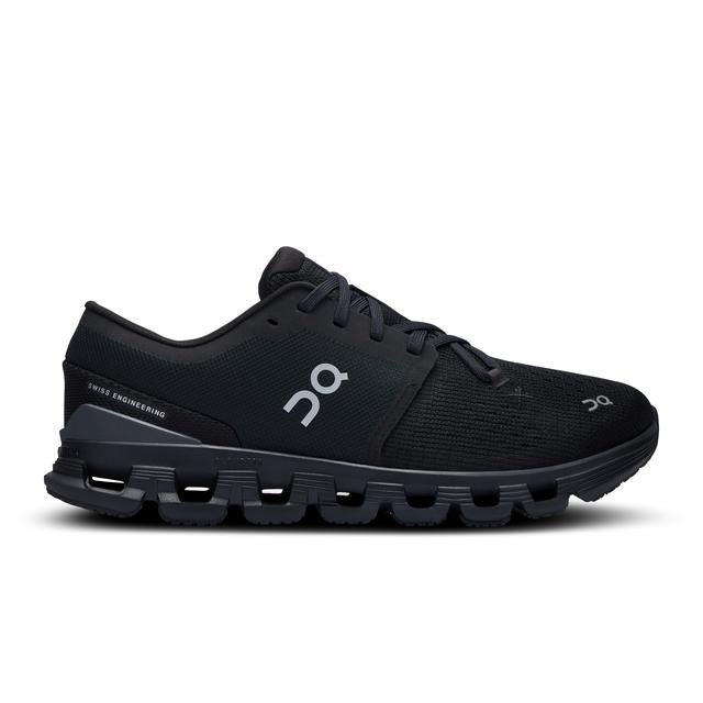 On Running Womens Cloud X 4 Black | Eclipse