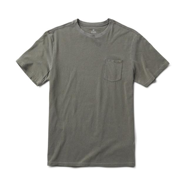 Roark Mens Made to Fade Short Sleeve Tee Washed Military