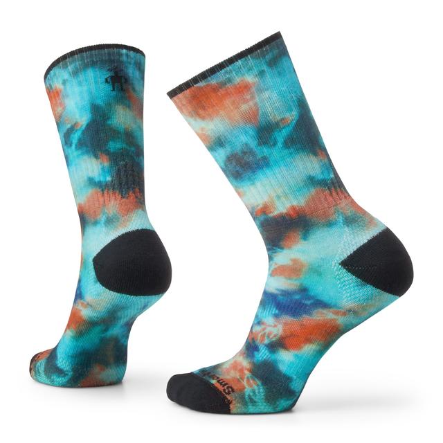 Smartwool Athletic Far Out Tie Dye Print Targeted Cushion Crew Socks 810 Capri