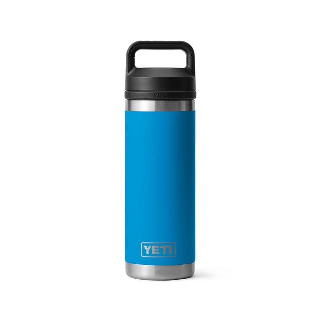 Yeti Rambler 18 oz Bottle with Chug Cap Big Wave Blue