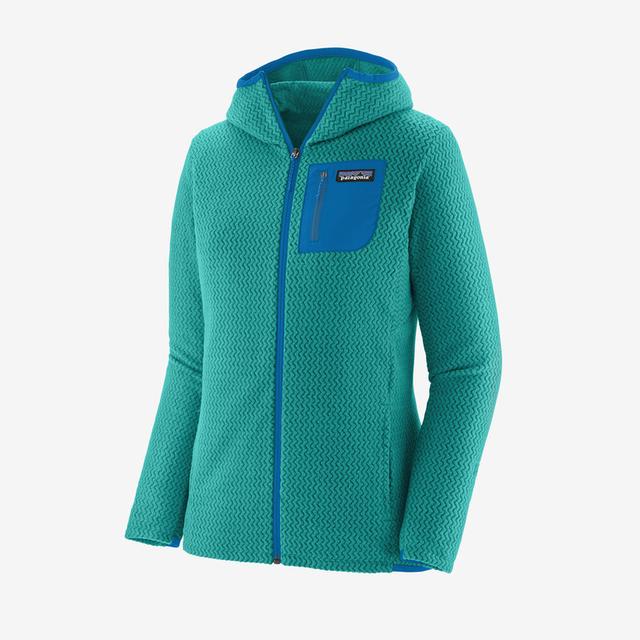 Patagonia Womens R1 Air Full-Zip Hoody STLE Subtidal Blue