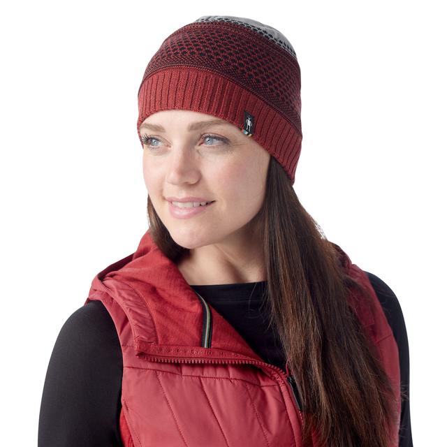 Smartwool Popcorn Cable Beanie N69 Currant Heather