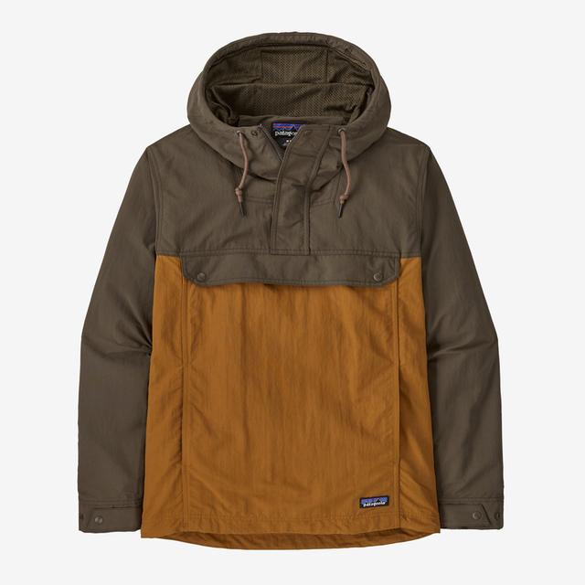 Patagonia Men's Isthmus Anorak Pullover SHBN Shelter Brown