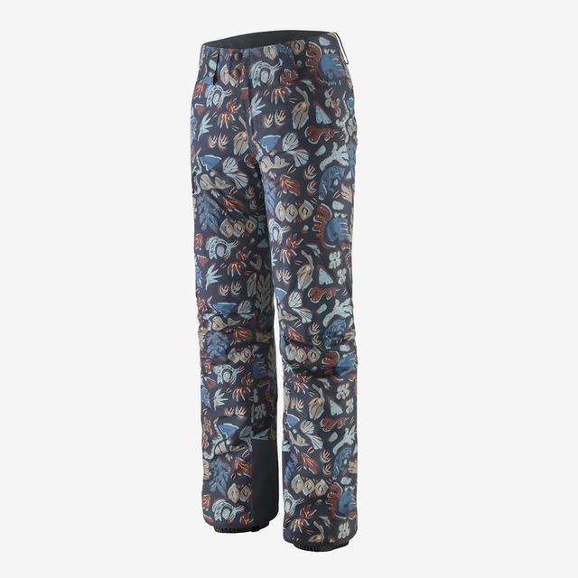 Patagonia Women&#39;s Insulated Powder Town Pants - Reg ABE Across Oceans: Smolder Blue / S