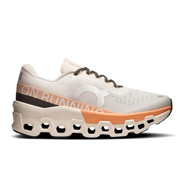 On Running Womens Cloudmonster 2 Ivory | Tangerine