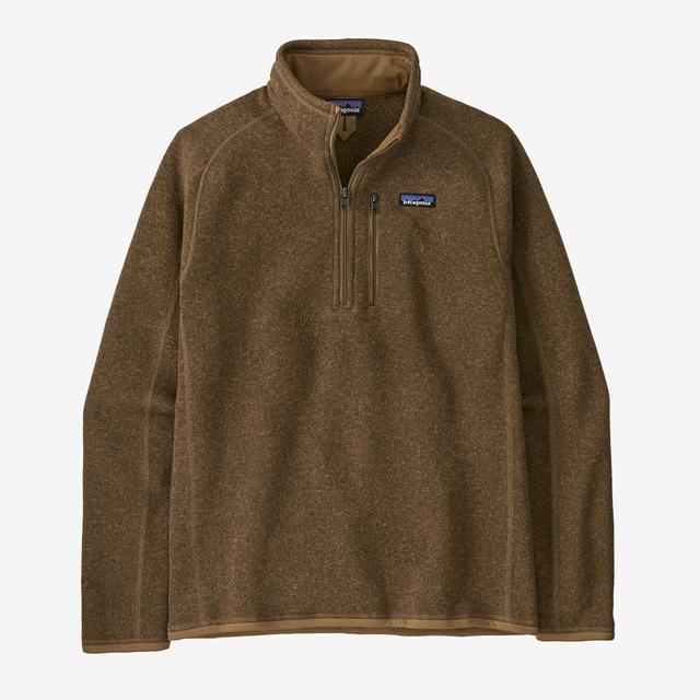 Patagonia Mens Better Sweater 1/4 Zip Coriander Brown