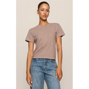 Z Supply W Tourist Tee HEA Heather Ash