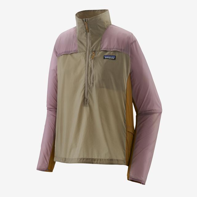 Patagonia Women's Houdini Stash 1/2-Zip Pullover SBDY Seabird Grey