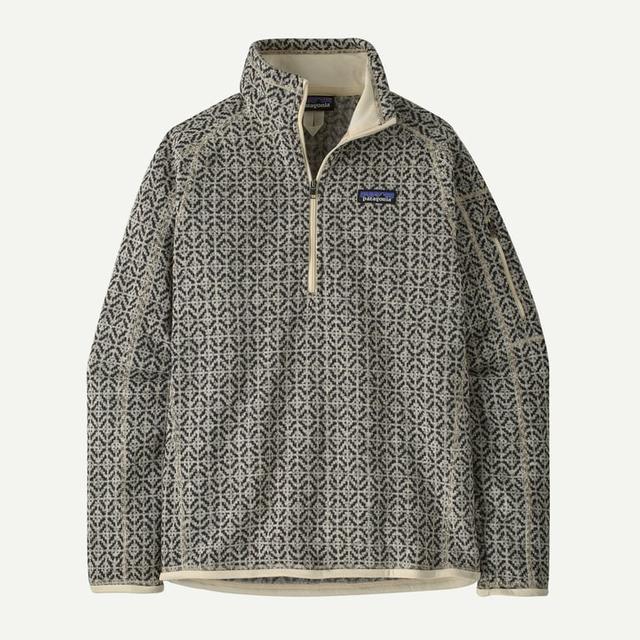Patagonia Womens Better Sweater 1/4 Zip NAL Scales: Natural / S