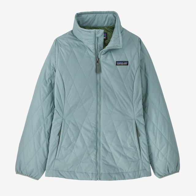 Patagonia Kids' Nano Puff Diamond Quilted Jacket TBL Thermal Blue / M