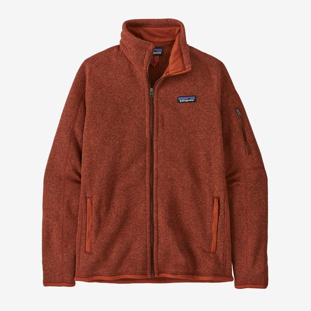 Patagonia Women&#39;s Better Sweater Jacket BURR Burnished Red