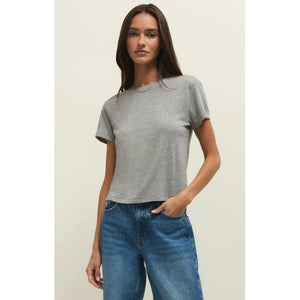 Z Supply W Tourist Tee CLH Classic Heather Grey