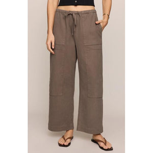 Z Supply W Kit Twill Carpenter Pant PBC Pebble Coast