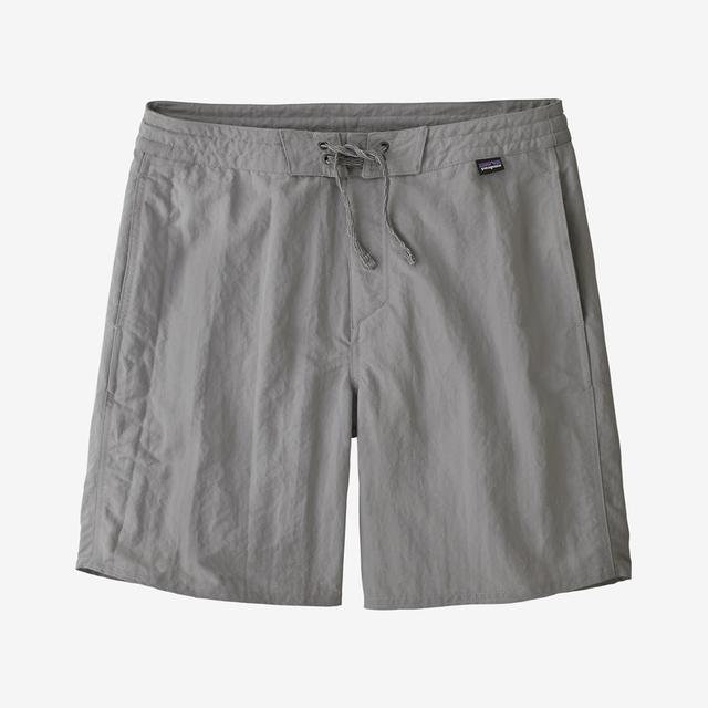 Patagonia Men&#39;s Wavefarer Hybrid Walk Shorts - 18 in. SGRY Salt Grey