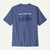 Patagonia Mens 73 Skyline Organic T-Shirt CUBL Current Blue
