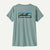 Patagonia Womens Capilene Cool Daily Graphic Shirt - Waters Boardshort ogo: Thermal Blue X-Dye / L