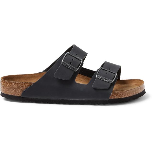 Birkenstock Arizona Soft Footbed Oiled Leather - Narrow Black