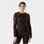 Smartwool Womens Intraknit Thermal Merino Base Layer Crew Q33 Mink/Terracotta