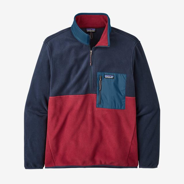 Patagonia Mens Microdini 1/2 Zip Pullover Wax Red