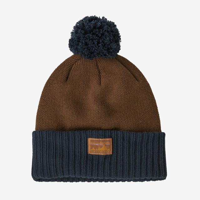 Patagonia Powder Town Beanie SKBR 73 Skyline: Shelter Brown