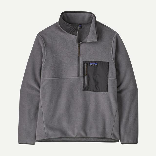 Patagonia Mens Microdini 1/2 Zip Pullover Noble Grey