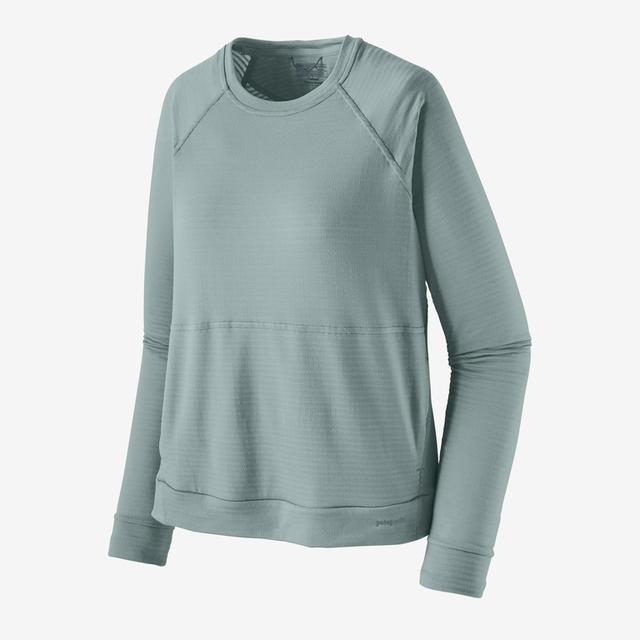 Patagonia Women&#39;s Long-Sleeved Capilene Thermal Crew TMBL Thermal Blue