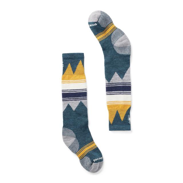 Smartwool Kids Ski Light Cushion Over The Calf Socks G74 Twilight Blue