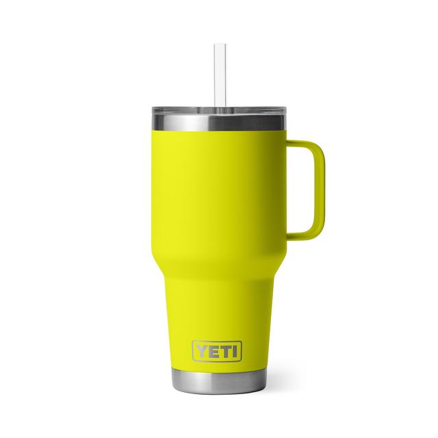 Yeti Rambler 35 oz Straw Mug Firefly Yellow