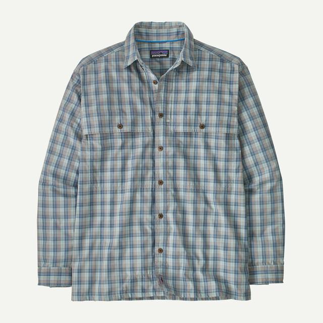 Patagonia Mens Long-Sleeved Island Hopper Shirt DIUT Dipper: Utility Blue