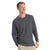 Free Fly Apparel Mens Bamboo Lightweight Fleece Crew Black and / S