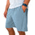 Free Fly Apparel Mens Breeze Short - 8 Blue Fog