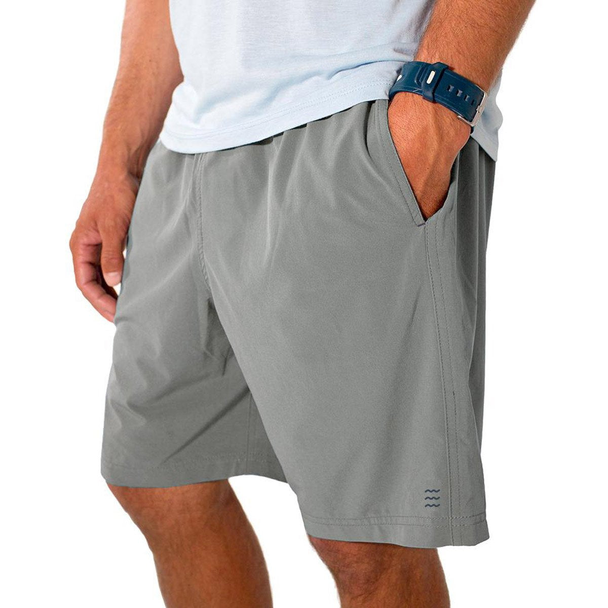 Free Fly Apparel Men&#39;s Breeze Short - 8&quot; Cement