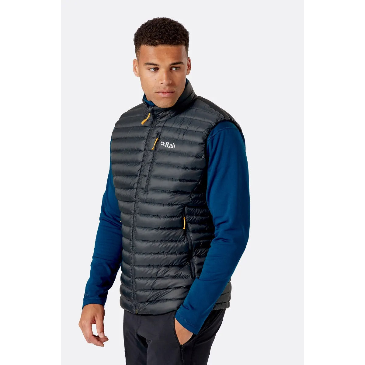 Rab Men&#39;s Microlight Down Vest Beluga