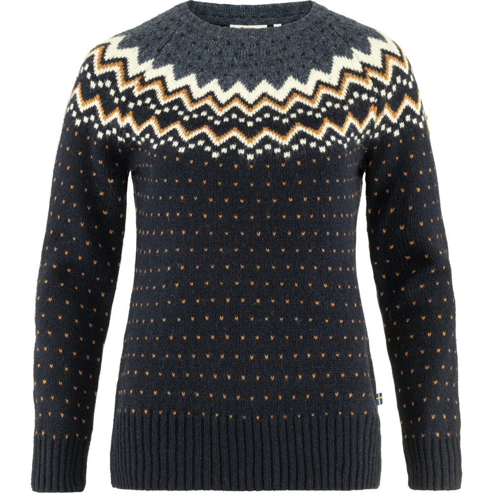 Fjallraven Women&#39;s Ovik Knit Sweater Dark Navy