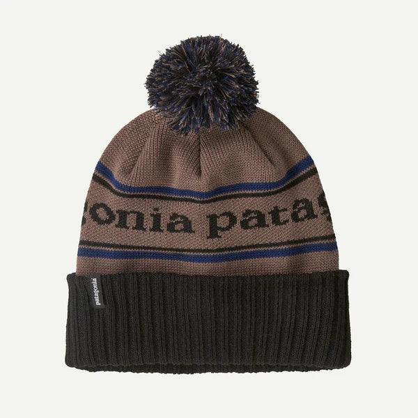 Patagonia Powder Town Beanie PKML Park Stripe: Marlow Brown